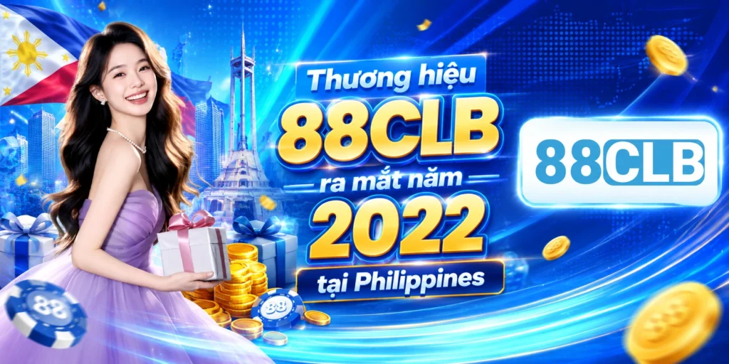 Thương hiệu 88CLB ra mắt năm 2022 tại Philippines