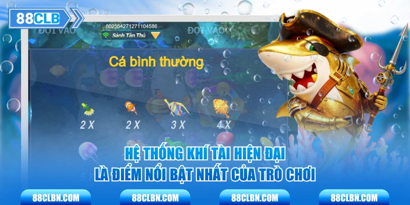 Hệ thống khí tài hiện đại là điểm nổi bật nhất của trò chơi